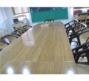 Taula de reunions de treball de bambú