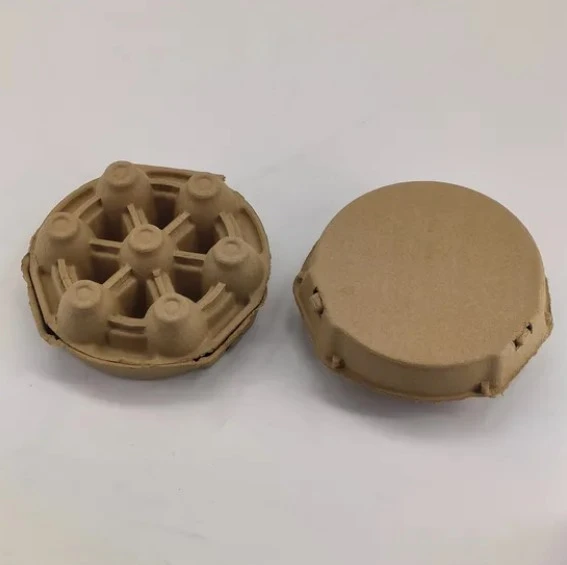 Biodegradable 7 Cells Paper Egg Carton high quality